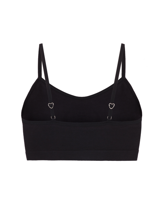 Tweenie Bird, a Seamless First Bra for Tween Girls ~ Black